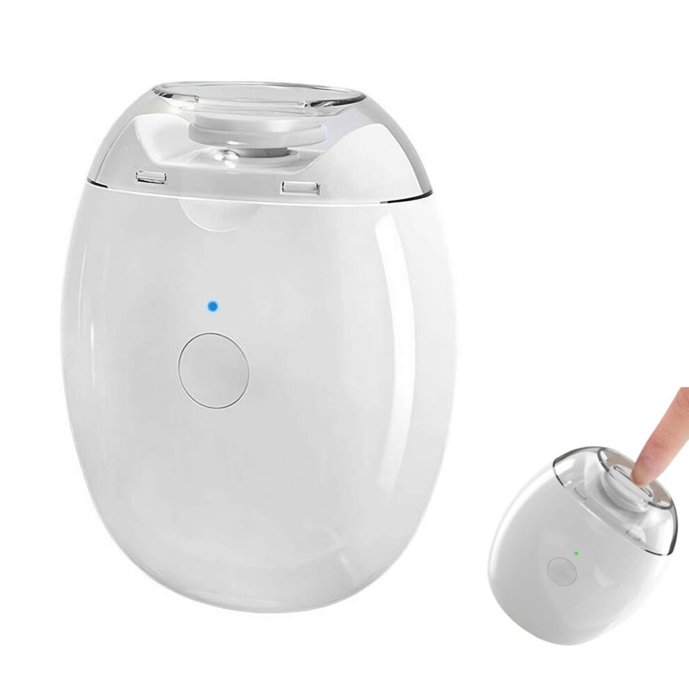 Light Electric Nail File For Seniors And Kids, Rechargeable Nail Grinder With Led 3Speed Quiet Use