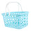 Storage Basket with Handles, Stackable SpaceSaving Organizer for Bathroom, Playroom, College 1