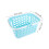 Storage Basket with Handles, Stackable SpaceSaving Organizer for Bathroom, Playroom, College 2