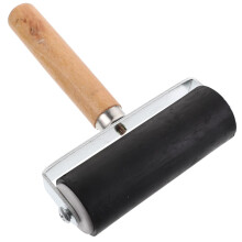 10cm Rubber Roller for Printmaking and Stamping – Durable Ink Brayer for Scrapbooking Crafts
