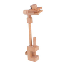 Wooden Embroidery Stand with Adjustable Height and 360 Rotating Frame for Cross Stitch