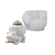 Silicone Planter Mold for Glossy Finish Resin Plant Pots DIY Concrete Flower Pot Craft
