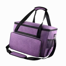 Sewing Machine Carrying Case with Dustproof Zipper and Pockets for Small Craft Machines