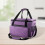 Sewing Machine Carrying Case with Dustproof Zipper and Pockets for Small Craft Machines 2