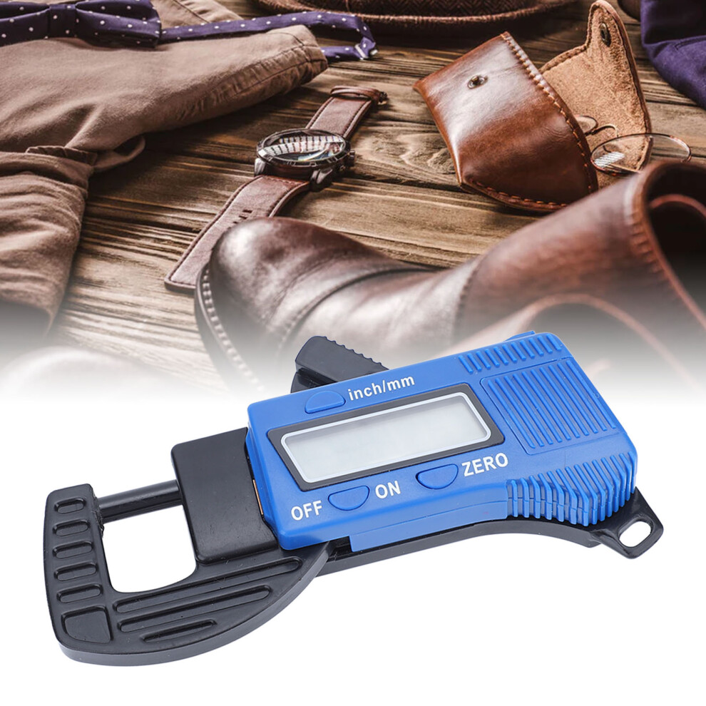 Digital Thickness Gauge 0-1In Lcd Electronic Meter For Paper Leather Wood 8461390146693