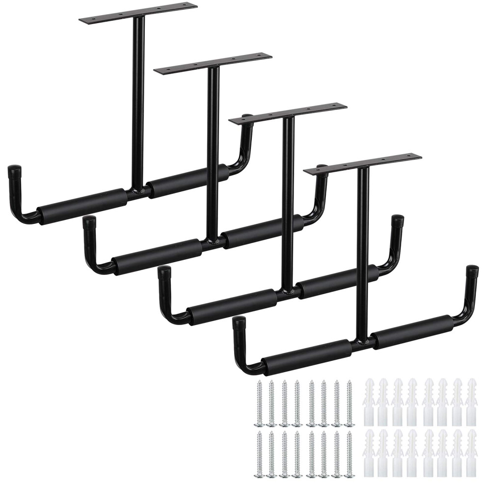 4 Pack Utility Storage Hooks Rack For Garage Storage Ceiling Mounted 9113335852600
