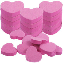 50 Pcs Pink Washable Nail Buffer Block DualSided Nail File for Acrylic and Natural Nails