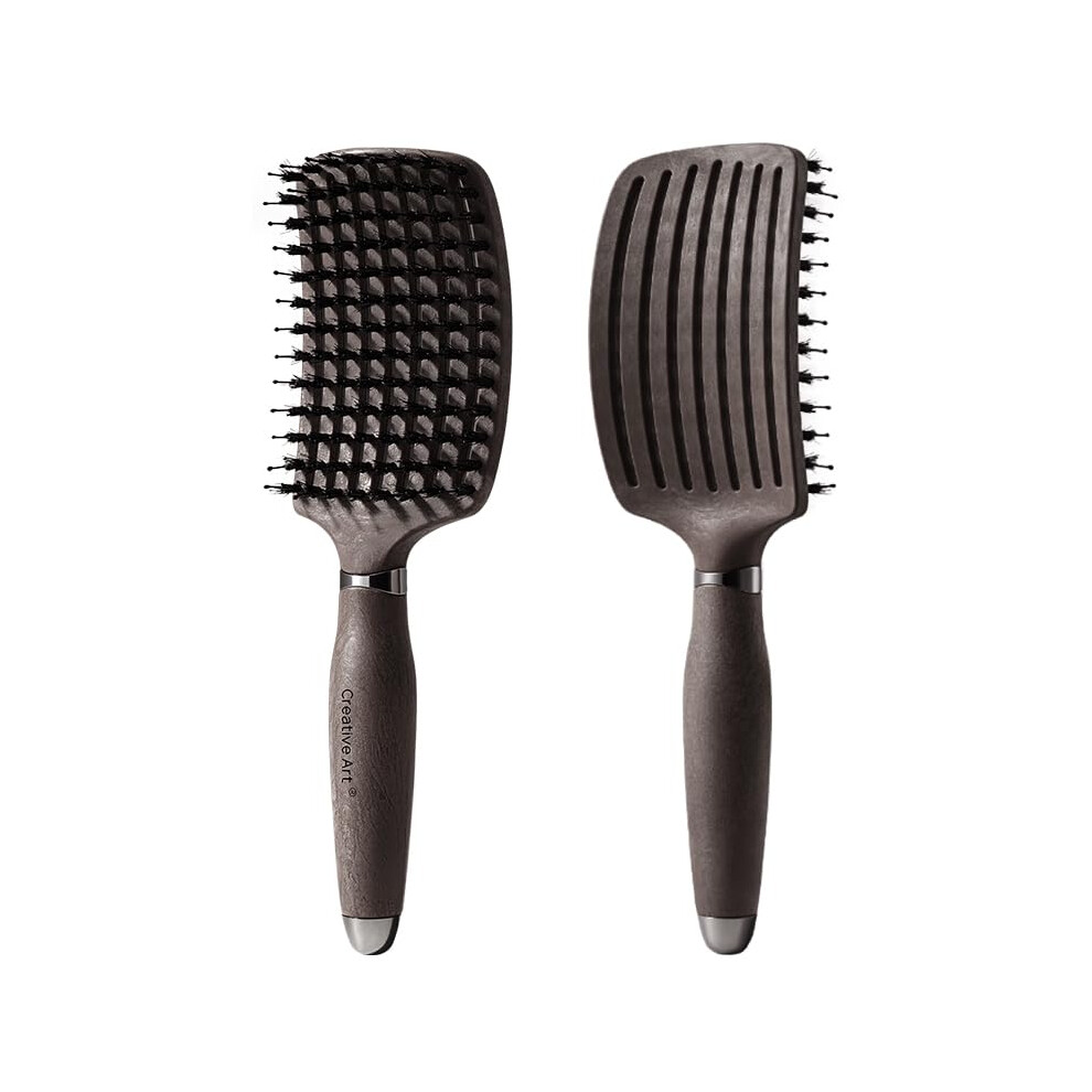 Vented Hair Brush for Faster Blow Drying, Ergonomic Scalp Massage Brush for Wet and Dry Hair