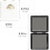 Compact Mirror with 1x 2x Magnification, Travel Pocket Makeup Mirror with Pearl and Cloud Charm 5
