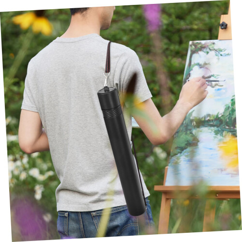 Adjustable Plastic Art Tube for Posters Prints Maps Documents with Durable Telescoping Design 2