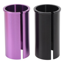 Adaptador de tubo de tija de aluminio rojo 27.2-30.4 mm
