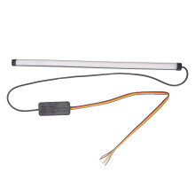 Strisce LED impermeabili da 30 cm, IP68, 10W, 12-16V, colore caldo 3000K