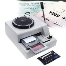 Aluminum Dog Tag Embosser Manual Metal Tag Embossing Machine for ID and Pet Tags 50x30mm