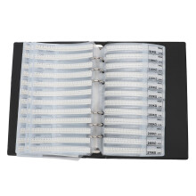 Muestrario de resistencias SMD 0402, 170 valores, 8500 piezas.