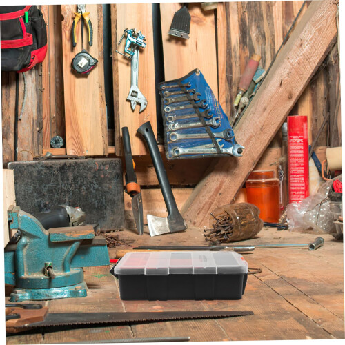 Screw Organizer Box MultiCompartment Durable Plastic Storage Case for Screws Nuts Hardware 2