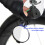 Cycling Handlebar Rear View Mirror 32-36mm Rotatable Adjustable Silicone 5