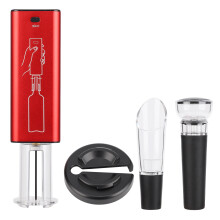 Integrated Foil Cutter Electric Corkscrew Automatic Hands-Free Wine Bottle Opener Rechargeable Cordless For All Cork Types USB Powered Up To70