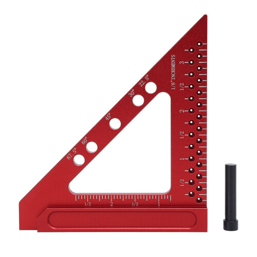 Équerre de charpentier en alliage d'aluminium triangle à 90 2