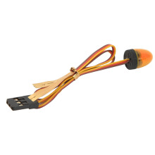 RC Auto Warnleuchte 5 Modi 10x15mm LED Warnlicht für 1/10 RC Auto Gelb