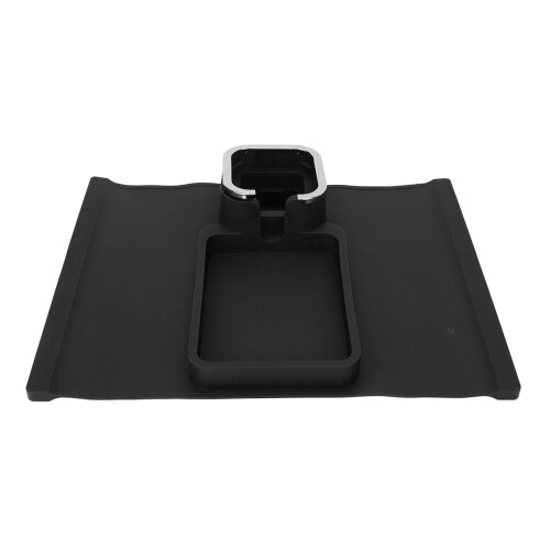 Multifunction Silicone Couch Arm Cup Holder Tray with Non-slip Base Black 1