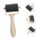 Rubber Ink Roller Set for Printmaking and Crafts, Durable 4pcs Linocut Printing Roller 2