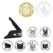 Custom Animal Design Handheld Embosser for Wedding Invitations, Envelopes, Books and Gifts