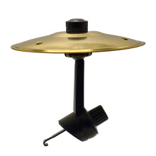 Golden Mini Car Air Vent Drum Crash Cymbal Clip with Playful Percussion Effect and Secure Fit
