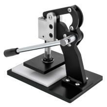 Leather Die Cutting Machine Deep Throat Model S Manual Hot Stamping Press for Leather Fabric Paper