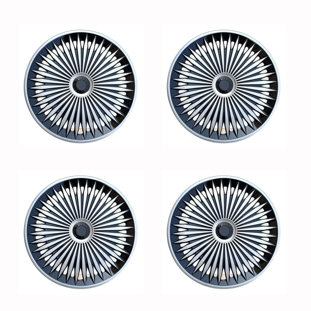 15 Inch Universal Hubcaps Set Of 4, Full Rim Coverage, Scratch Protection, Stylish Wheel Upgrade 9174973719809