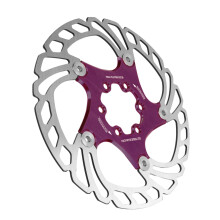 16cm Purple Aluminum Mountain Bike Disc Brake Rotor with 6 Bolts