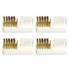 Drill Brush Set with Copper Wire Bristles for Nail Salon Deep Cleaning and Bit Life Extension