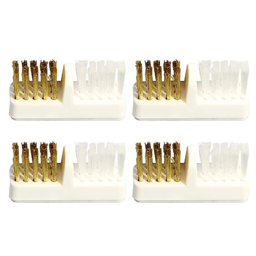 Drill Brush Set with Copper Wire Bristles for Nail Salon Deep Cleaning and Bit Life Extension