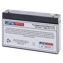 12V Rechargeable Sealed Lead Acid Battery 2.8Ah with F1 Terminals for Leoch LP122.8 Replacement