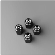 Valve Stem Caps Rustproof with Seal Ring for Leak Prevention and Wheel Protection 4 Pcs for Mazda