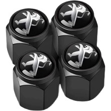 4 Pcs Car Tire Valve Caps for Peugeot 408 308 301 307 3008, Durable Wheel Valve Stem Covers with Air Leak and Corrosion Protection