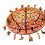 Puzzle unregelmäßig 203 Holz 8