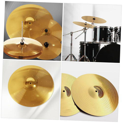 Crash Cymbal Lightweight Alloy with Low Volume Control for Jazz Drums Practice 2