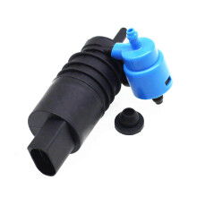 12V Windshield Washer Pump with Grommet for Front and Rear, Fits Jeep Dodge Chrysler Ford Chevy BMW Audi VW