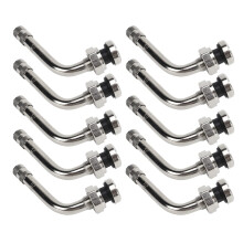 Truck Tire Valve Stem TR554D 60 Degree 9.7mm for Aluminum Wheels Pack of 20 Heavy Duty LeakResistant