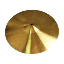 14 Inch Brass Drum Set Cymbal with Clear Vibrant Tone for Jazz Kit Splash Crash HiHat