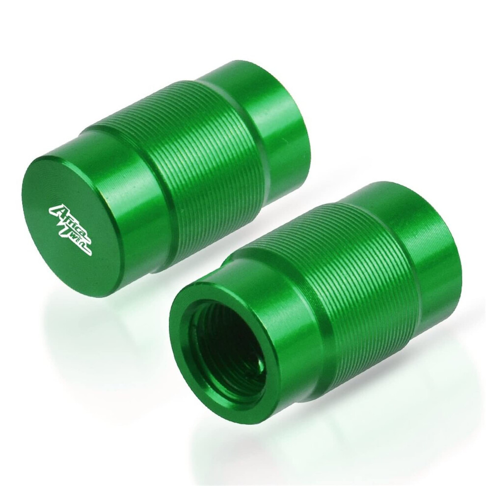 Motorcycle Tire Valve Stem Caps Cnc Aluminum Dustproof Corrosionresistant For Honda Green 9174973721550