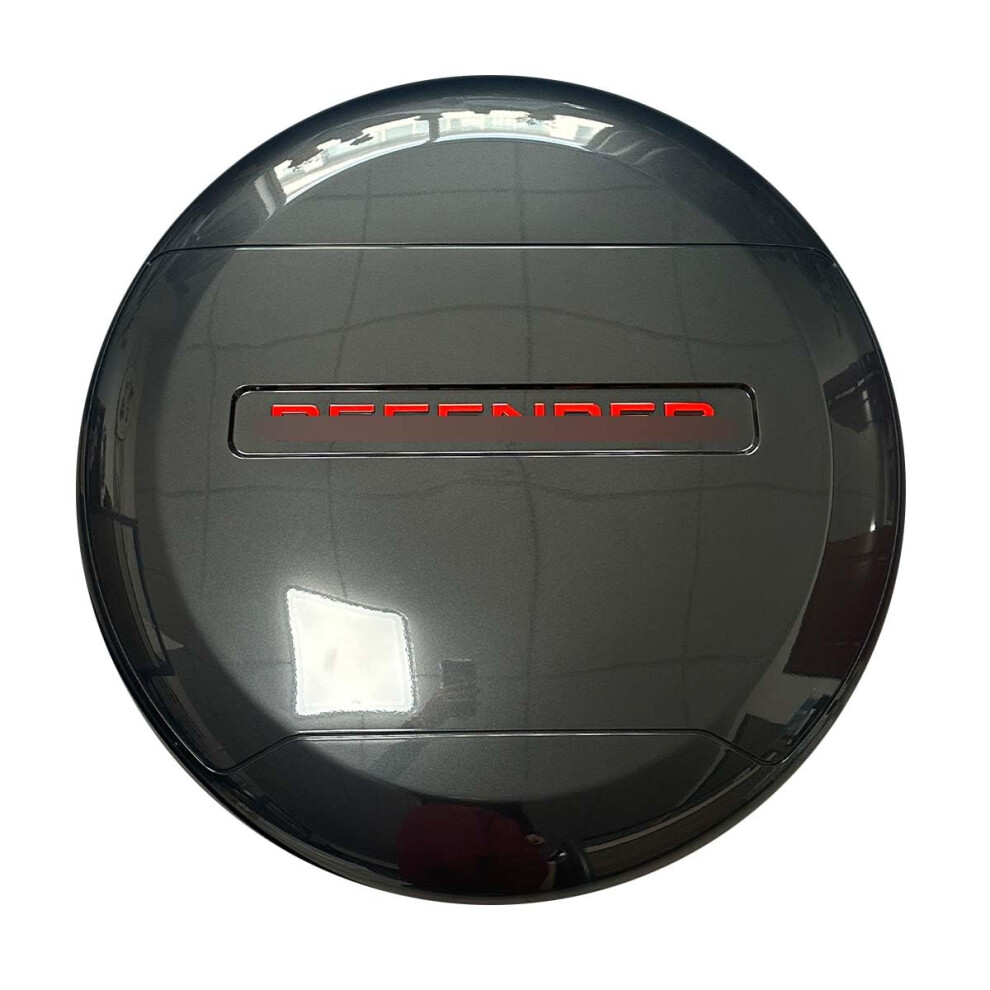Spare Tire Cover For Defender Carpathian Fits 90 110 130 20202024 Uv Resistant Weatherproof Grey 9053599211099