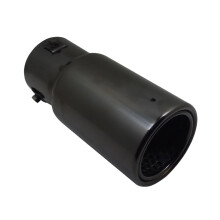Stainless Steel Car Exhaust Tip Slant Cut Curved Design for Toyota Prado SUV Corrosion Resistant