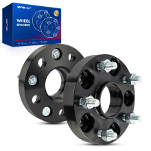 1 Inch 5x4.5 Hub Centric Wheel Spacers 60.1mm M12x1.5 Forged Aluminum for Toyota Lexus 2Pcs