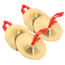 Finger Cymbals for Belly Dance with Secure Rope Grip, Crisp Sound Small Copper Dance Cymbals