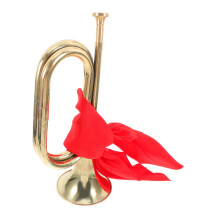 Military Bugle Trumpet for Beginners with Clear Tone Projection and Comfortable Grip for School Band