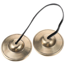 Handcrafted Tibetan Tingsha Cymbals with Clear Brass Tone for Yoga and Mindfulness Practice