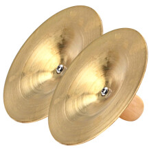 Copper Finger Cymbals for Belly Dance Crisp Sound Durable Metal with Comfortable Grip