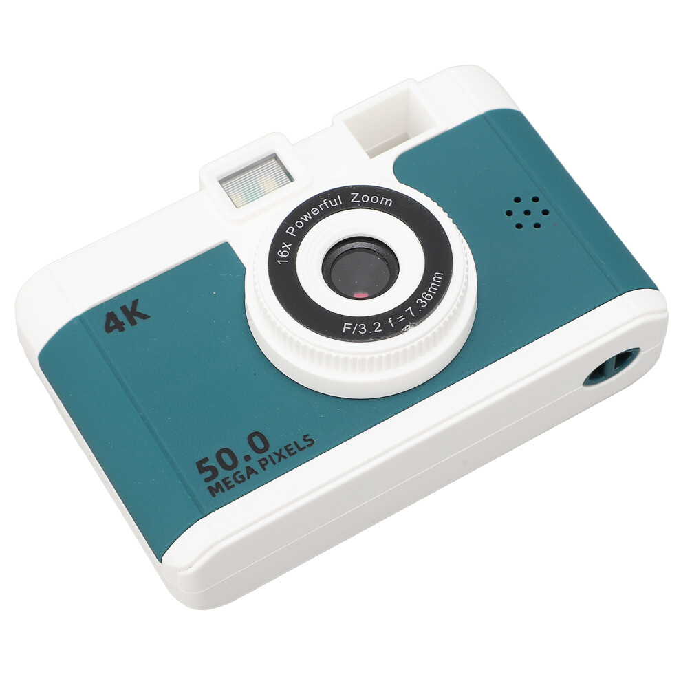 50Mp 1080P Dual Cameras Digital Compact Camera 2.4 Inch, 8X Zoom, Green 9391383633246