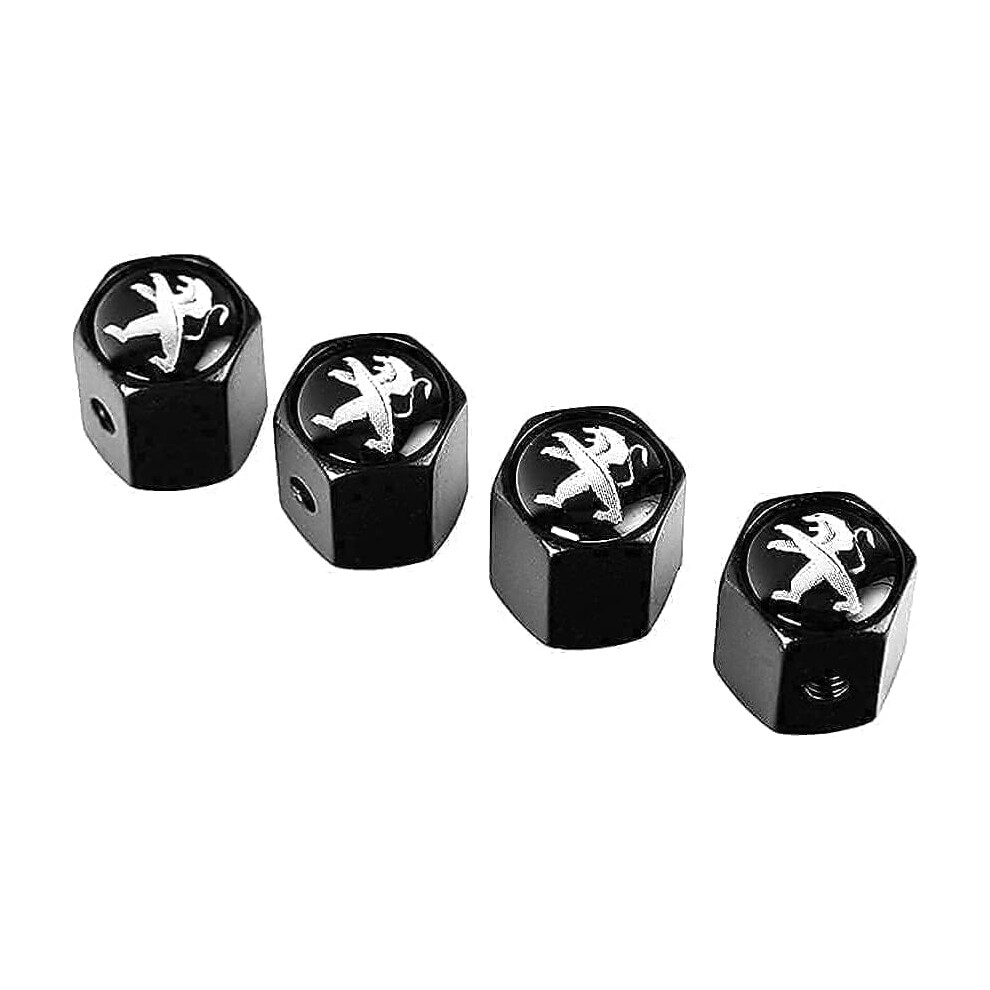 4 Pcs Car Tire Valve Caps For Peugeot 205 206 208 308 408 508, Wheel Valve Stem Covers With Air Leak Prevention And Corrosion Protection 9174973722212